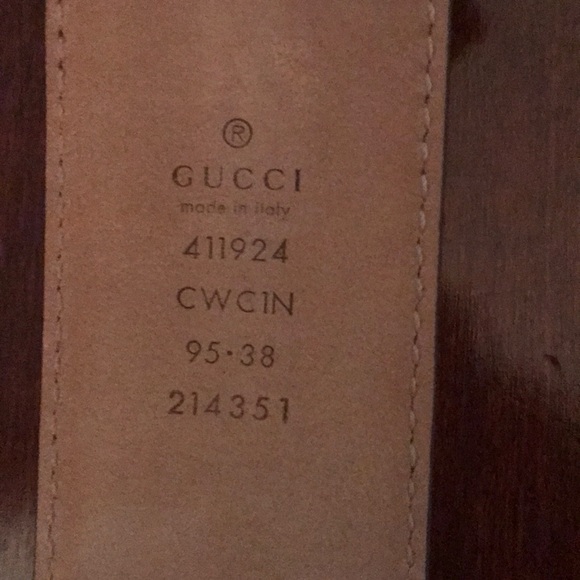 Brand new Gucci signature Lether belt main image 7
